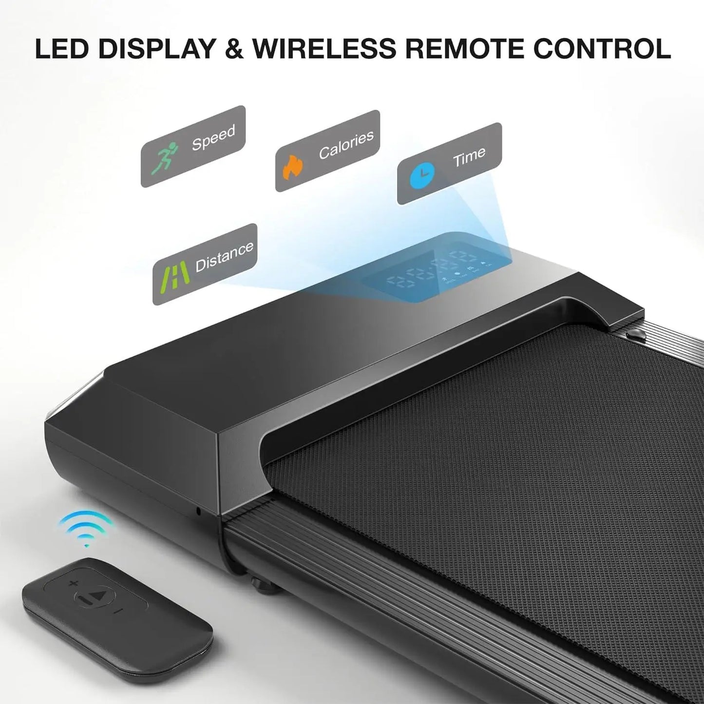 Super Run  2-in-1 Home/Office 2.5 HP Walking Treadmill/mini Treadmills for Small Spaces with APP & Remote Control