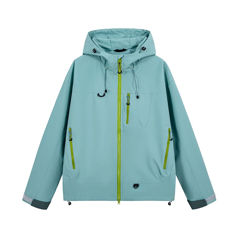 Autumn Sports Jacket Waterproof Windproof Jacket Men Women Outdoor/Sports Hiking Running Mountaineering Hooded Casual Sport Coat