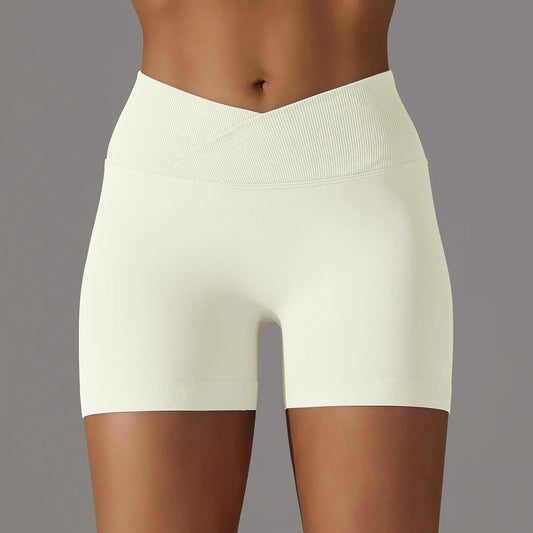 Women High Waist Workout Fitness Yoga Shorts Gym Push Up/Yoga Leggings Scrunch Butt Seamless Sports Shorts