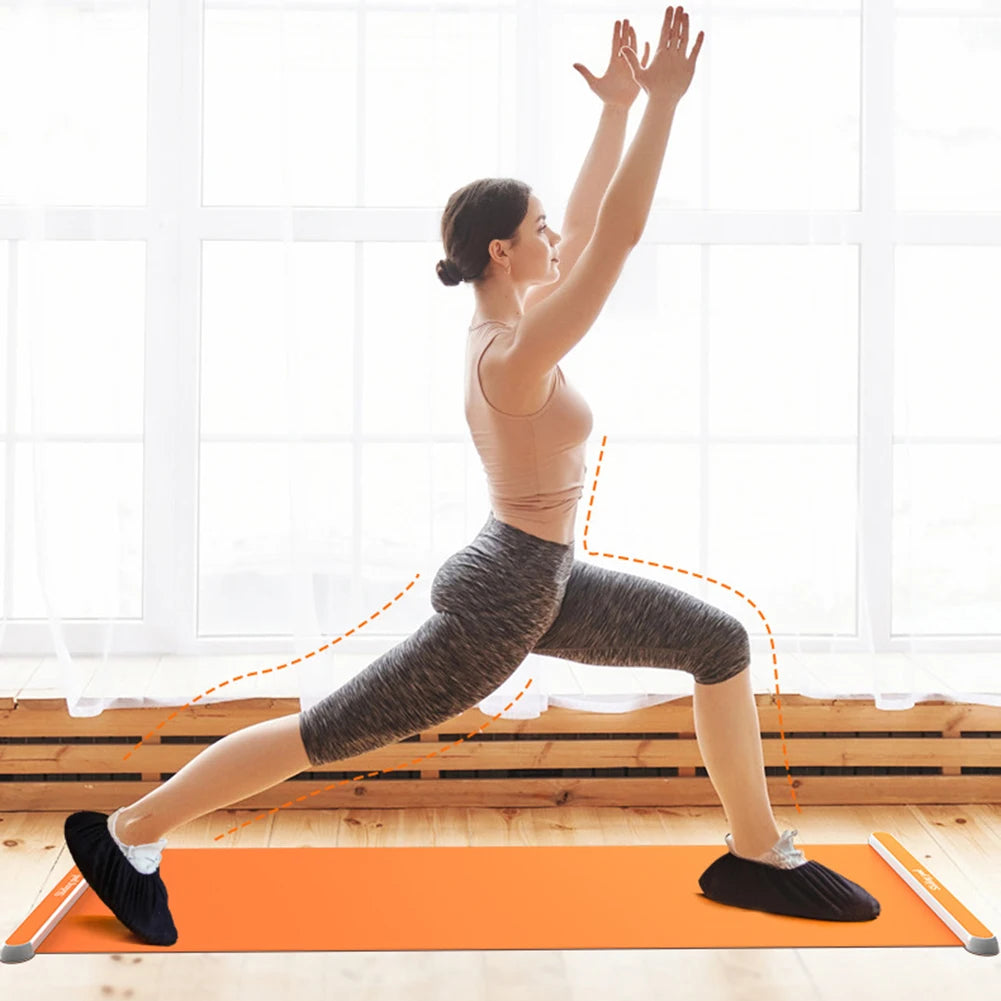 Leg Core Yoga Sliding Mat Indoor Equipment Fitness/Training Board Portable Antiskid Yoga Mat