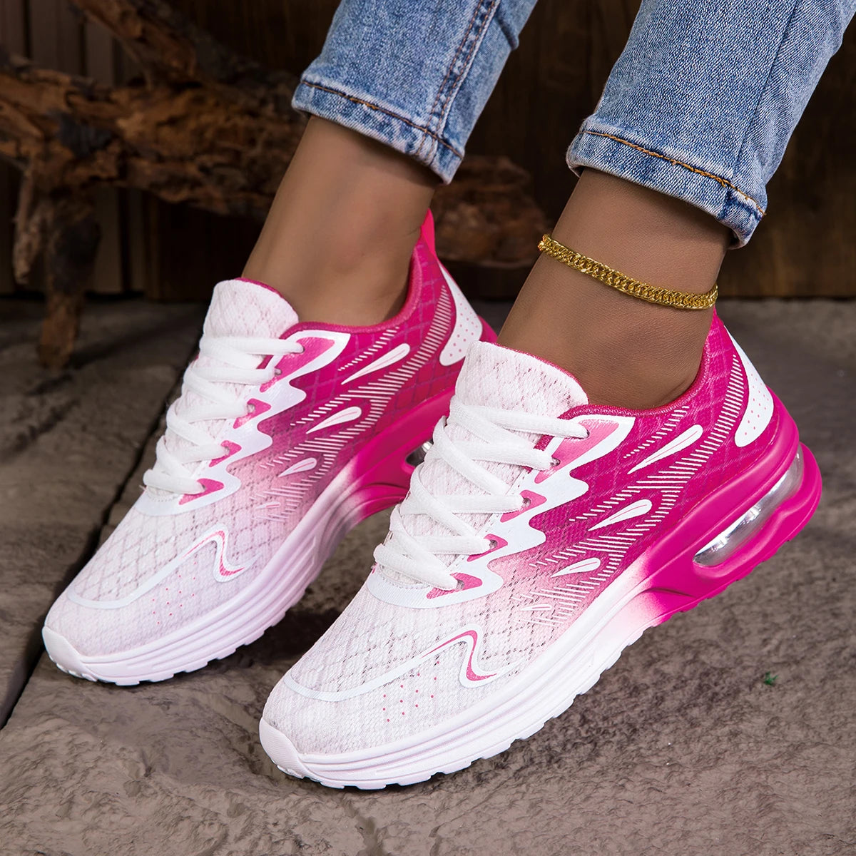 Women Sneakers Shoes Breathable Lightweight Running Shoes/Non Slip Wear Resistant Comfortable Women's Walking Shoes Woman