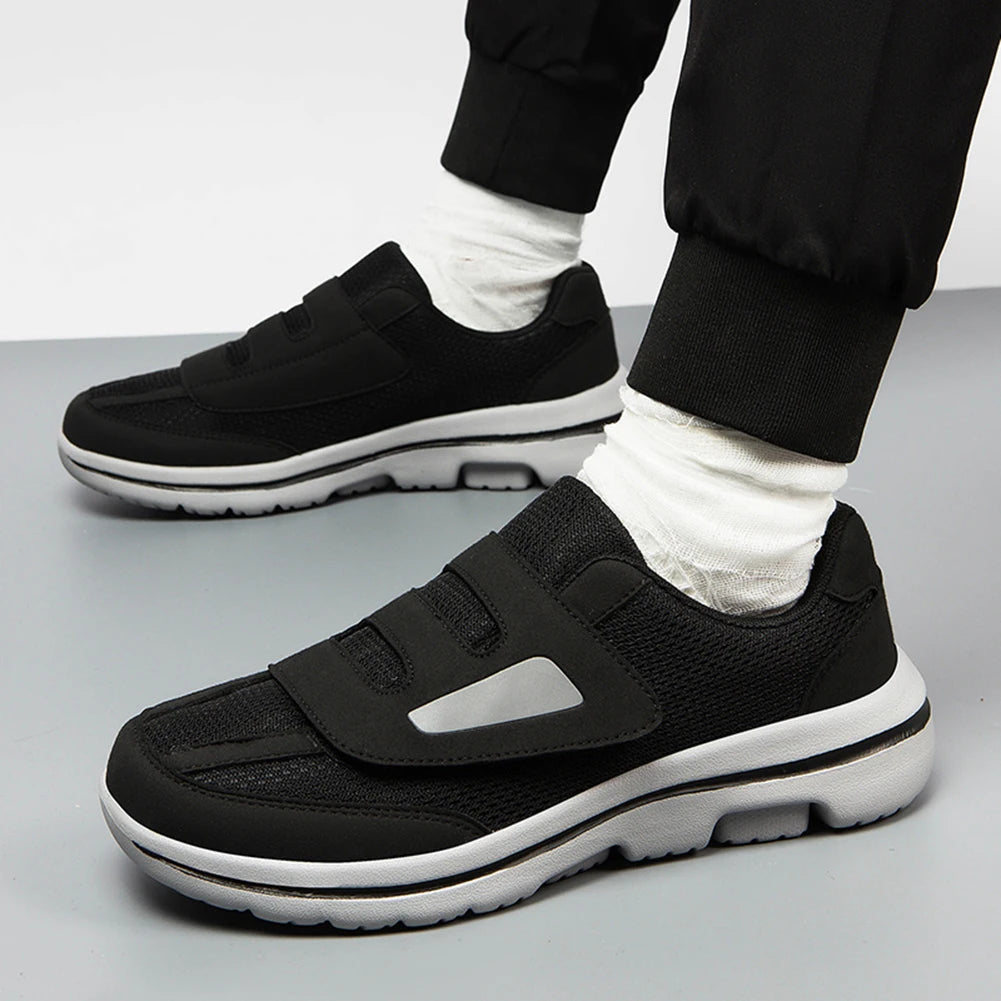 Diabetic Shoes Wide Walking Shoes with Adjustable Closure Lightweight/Edema Sneakers Non-Slip Hook and Loop Sneakers