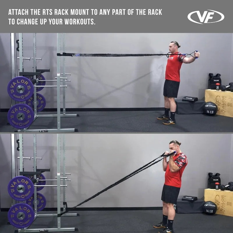 Valor Fitness Resistance Bands - 5lb to 25lbs Carabiners Attached/2 Bands per Weight Option with Handles– Sheath Covered