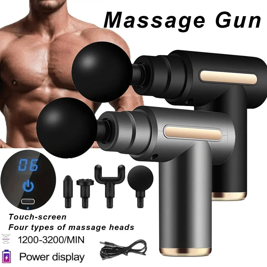 Muscle Relaxation Mini Massage Gun Suitable For Full-Body/And Arm And Back Massage Mini And Compact Portable Type-C Charging