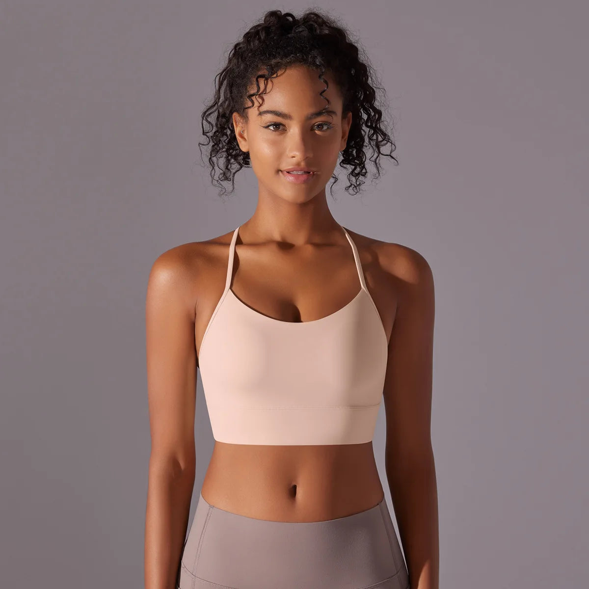 Women Sport Bra Fitness Yoga Top Underwear Soft Y Line Back Running/Gym Crop Top Workout Bra With Chest Pad Push Up Yoga Bra