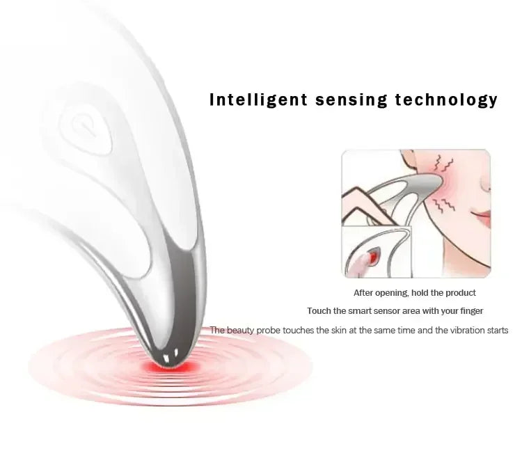 Gua Sha Scraper Facial Massager Face Lifting Slimming/LED Light Microcurrent Skin Rejuvenation Electric Body Massage