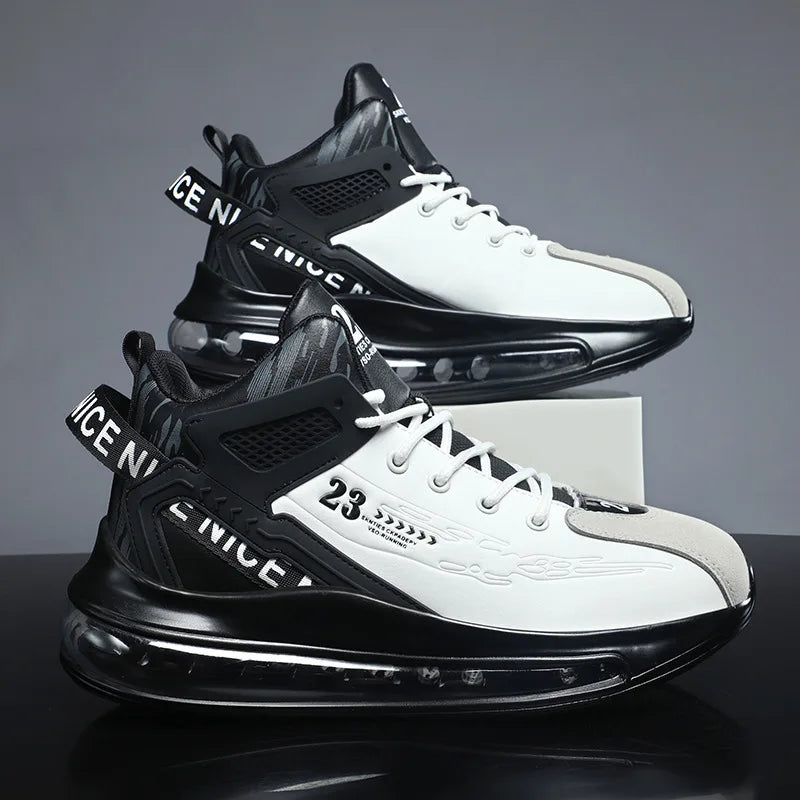 Men's Running Shoes Casual Sneakers New Spring Anti-shock/Air Cushion Sport Shoes Thick Bottom Anti-slip Running Shoes