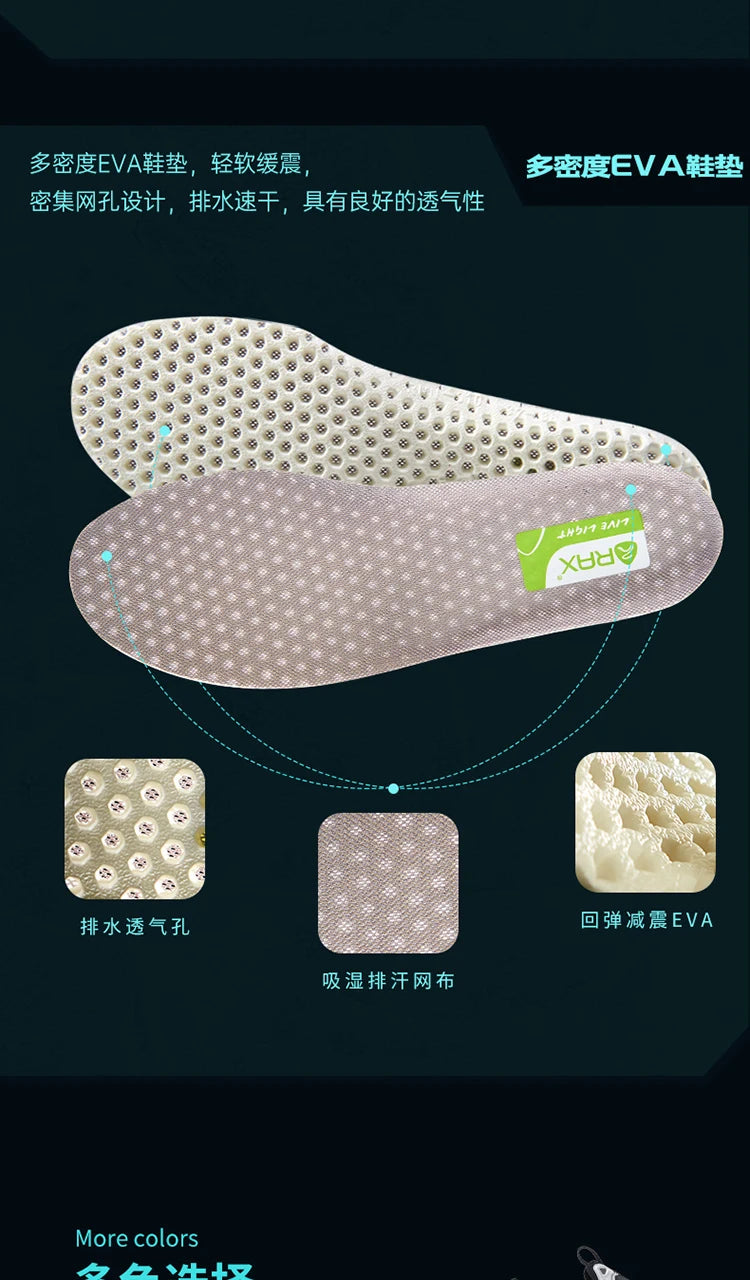 Rax Men Waterproof Hiking Shoes Breathable Hiking Boots/Outdoor Trekking Sports Sneakers Tactical Shoes