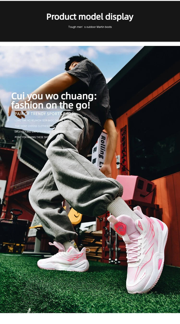 High Quality Sneakers Men Basketball Shoes Light Sports Shoes/Trainer Women Breathable Athletic Outdoor