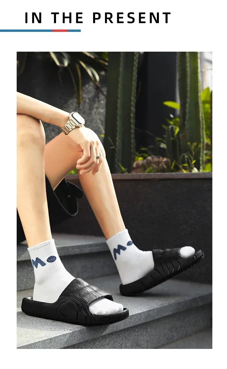 Luxury Man Sandal for Men Brand Men's Shoes White Sandals Flat/Men's Soft Sandal Summer Shoes Sale Slippers