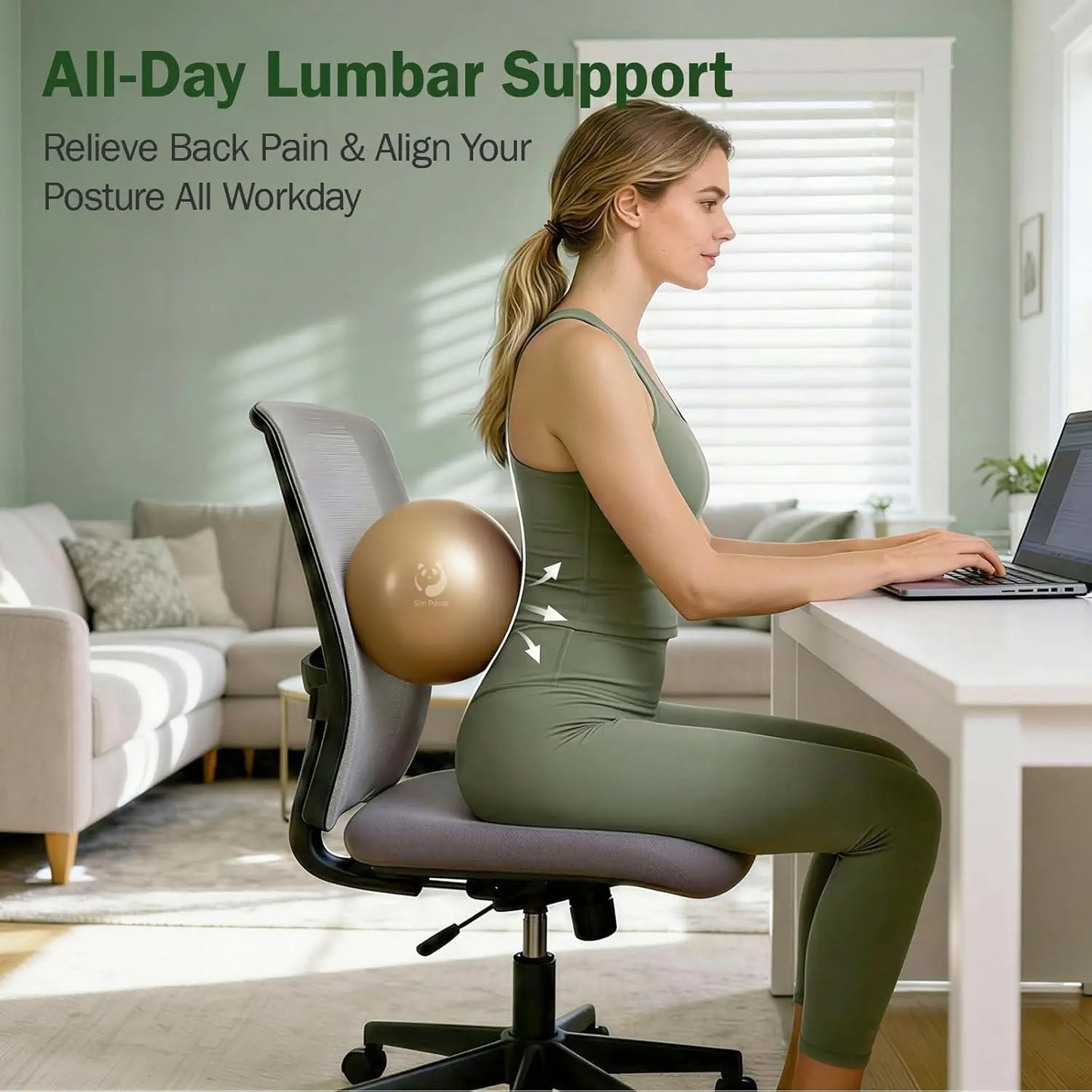9 Inch Mini Exercise Ball, Anti Burst Pilates Ball/for Yoga Stability Core Strength Physical Therapy