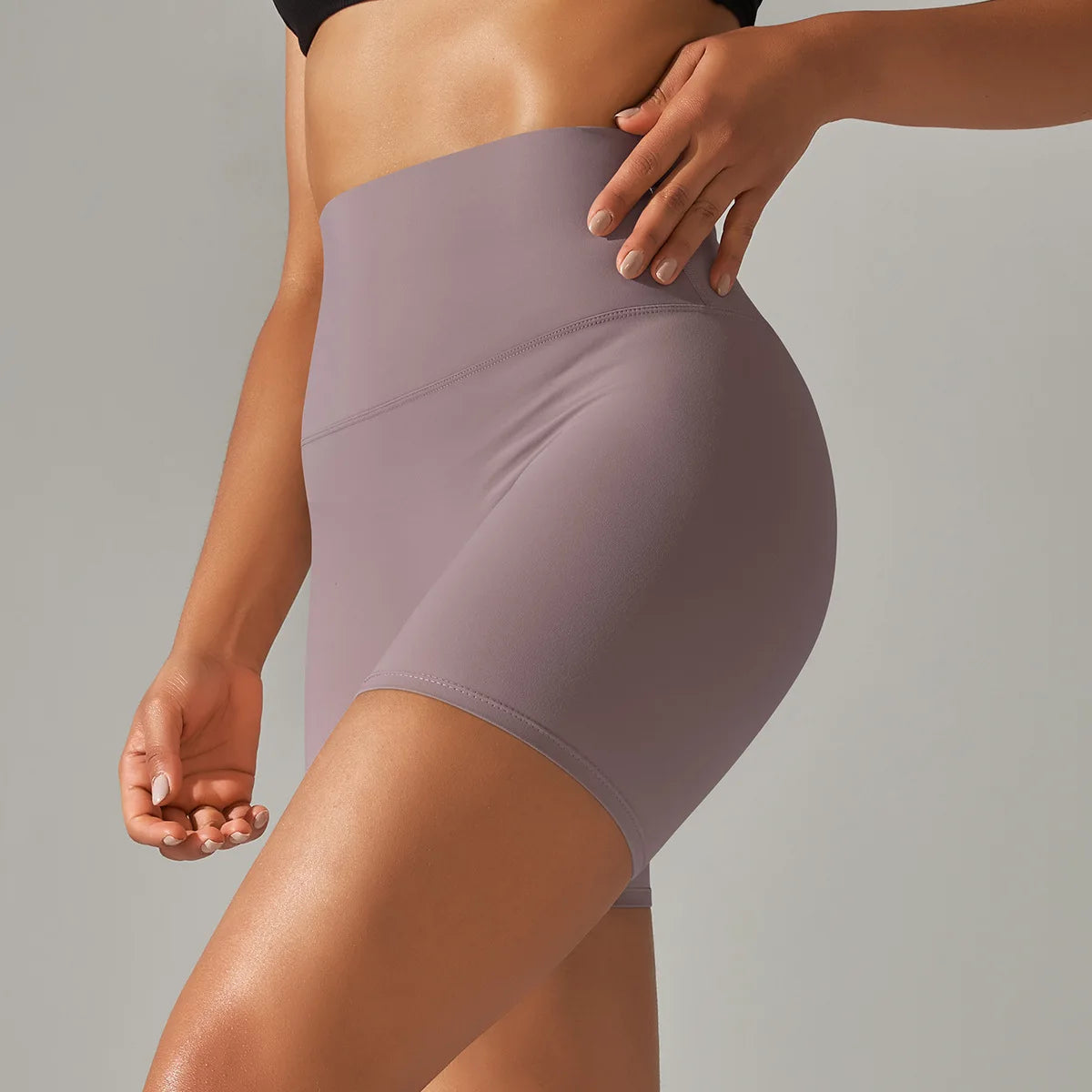 Women High Waist Breathable Yoga Fitness Shorts Stretch Sports Leggings/Running Cycling Summer Daily Workout Gym Athletic Shorts