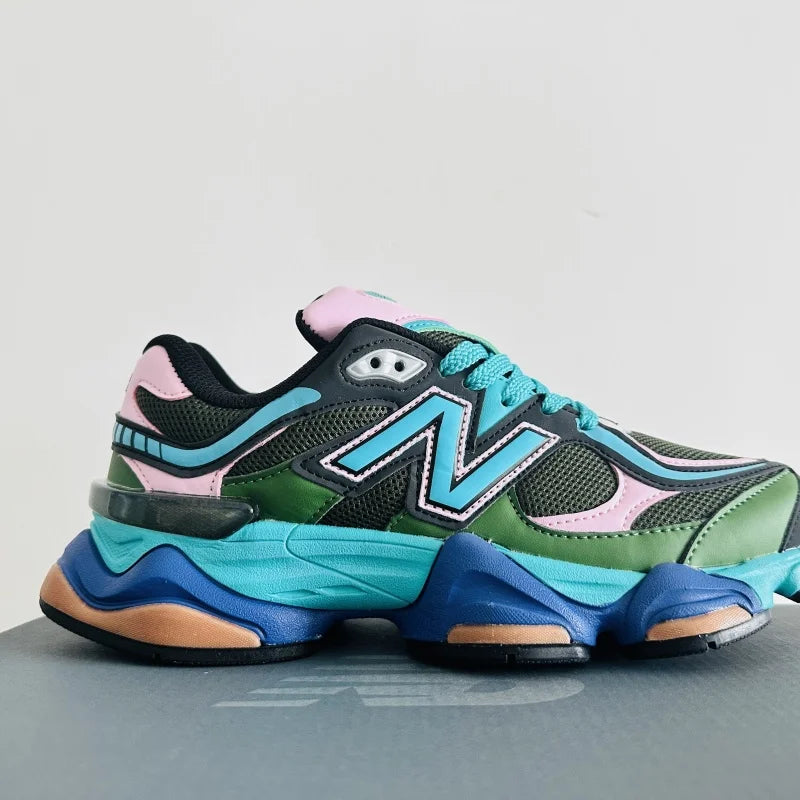 Reflective Athletic Shoes 9060 Low Top Outdoor Shockproof/Lightweight Running Sneakers for Men  ‮