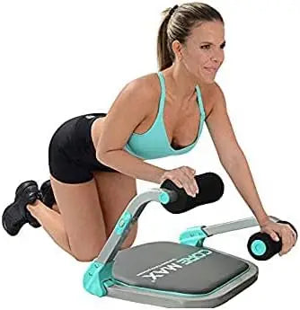 2.0 Smart Abs and Total Body Workout Cardio Home Gym Teal/Grey Exercise Yoga Equipment