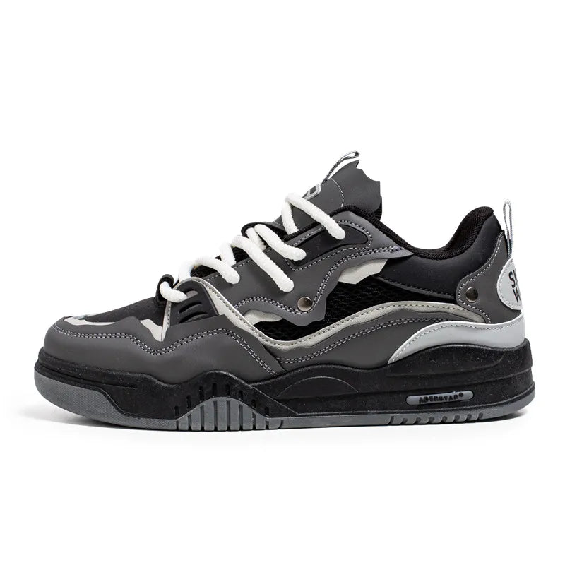 Men's shoes four seasons of the new style students/retro platform leisure sports shoes