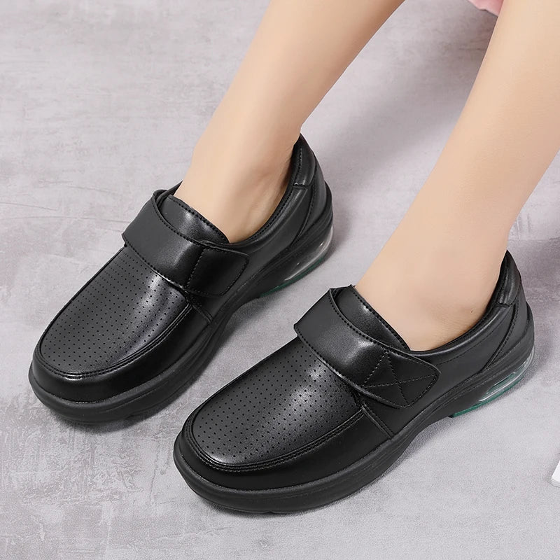 Sneakers Woman Nurse Clogs Shoes - Nursing Women Summer Shoes/Female Health Work Flat Walking Soft Non Slip Nurse Shoe
