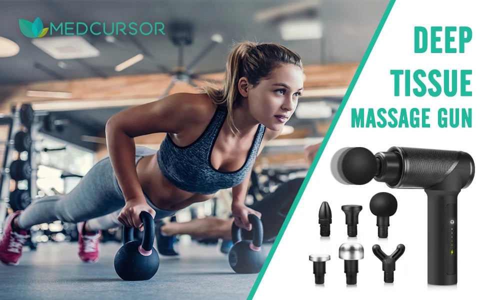 Medcursor Portable Massage Gun Deep Tissue Shoulder Muscle Massager/Massage Gun For Back Neck Body Muscle Fitness Tool