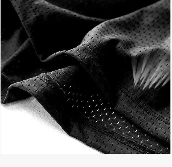 Men's Ice Silk Mesh Tank Tops Gym Stringer Transparent Bodybuilding/Sleeveless Shirt Fitness Vest Male mesh Muscle Shirt