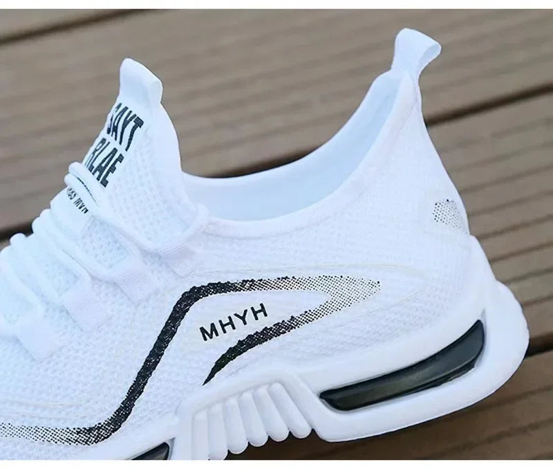 Men Shoes Slip on Fashion Sneakers Male Sport Running Shoes/Breathable Gym Training Walking Tennis Shoes Non Slip Workout Flats