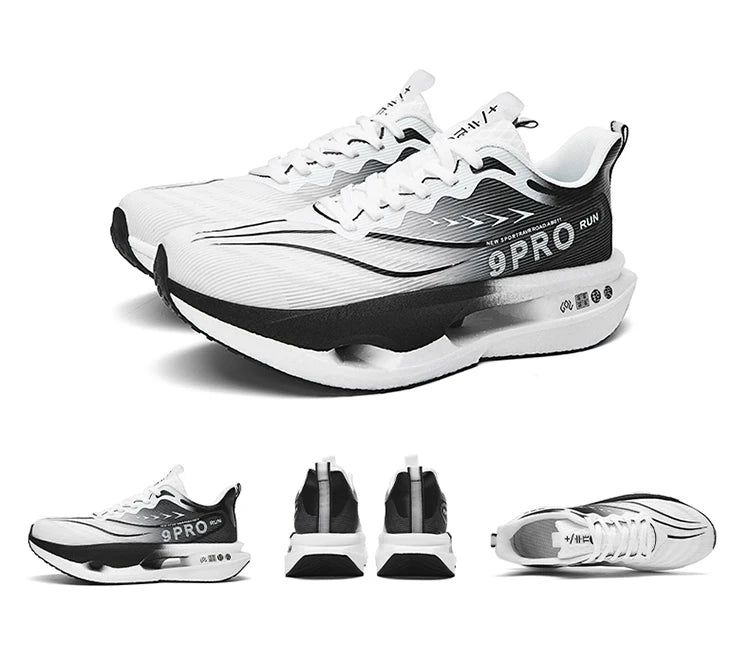 Men Running Shoes Cushion Stable Lightweight Sport Shoes Mesh Breathable/Casual Sneakers Women Non-slip Outdoor Athletic Shoes