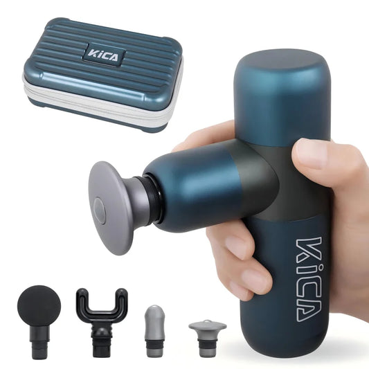 KICA Portable Smart Fascia Gun Electric Mini Body Massager/Professional Fitness Muscle Gun for Sport Slimming Pain Relief