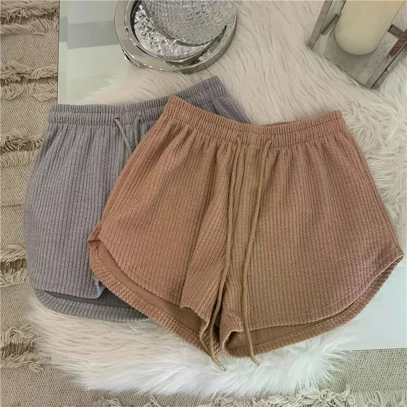 Women Gym Fitness Running Shorts Women's Summer Thin Style Loose/Casual Large Size Wide Leg High Waist A-word Sports Hot Pants