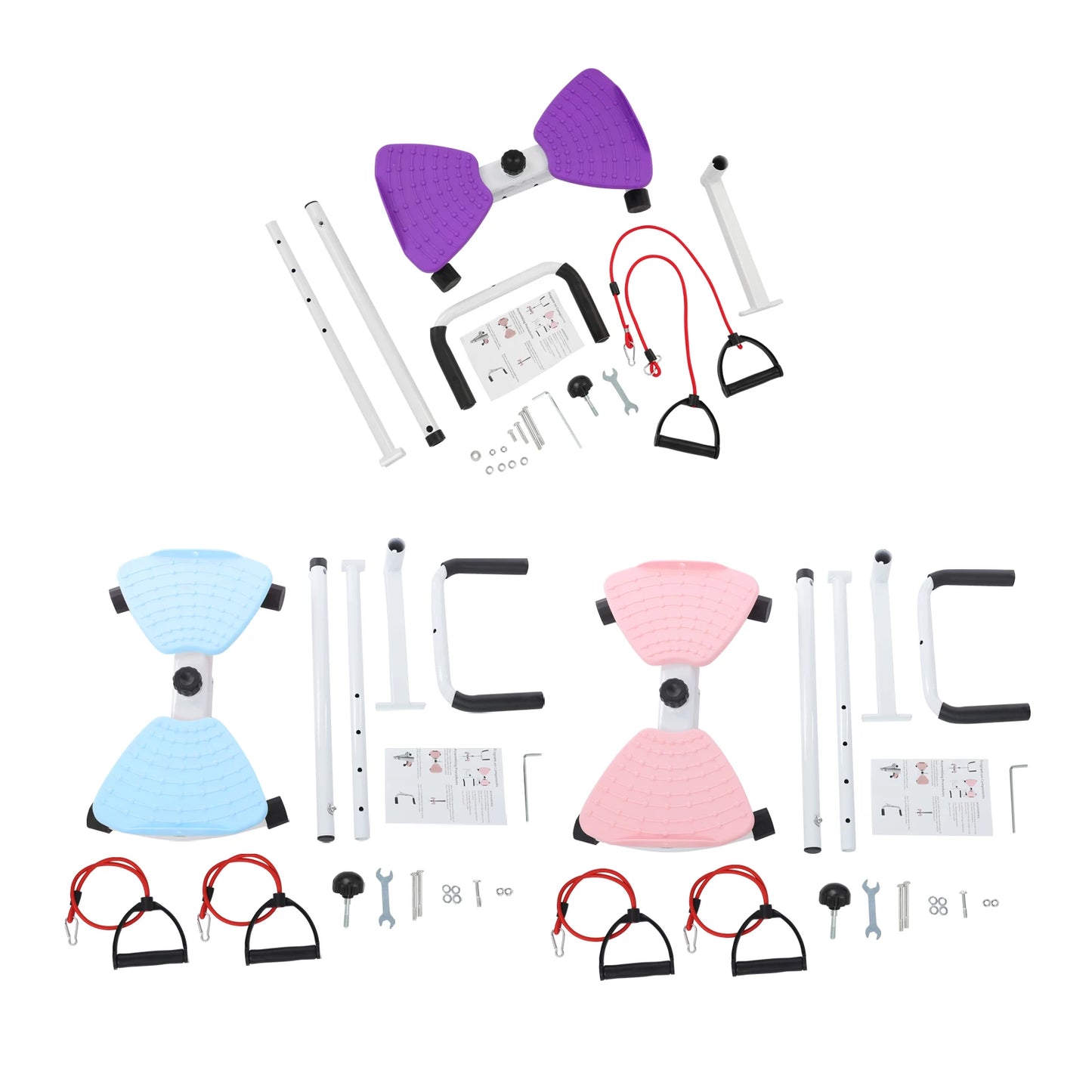 Waist Twisting Fitness Tool Waist Twister Board Ab Twist Board/Home Gym Exercise Twist Board with Handrail