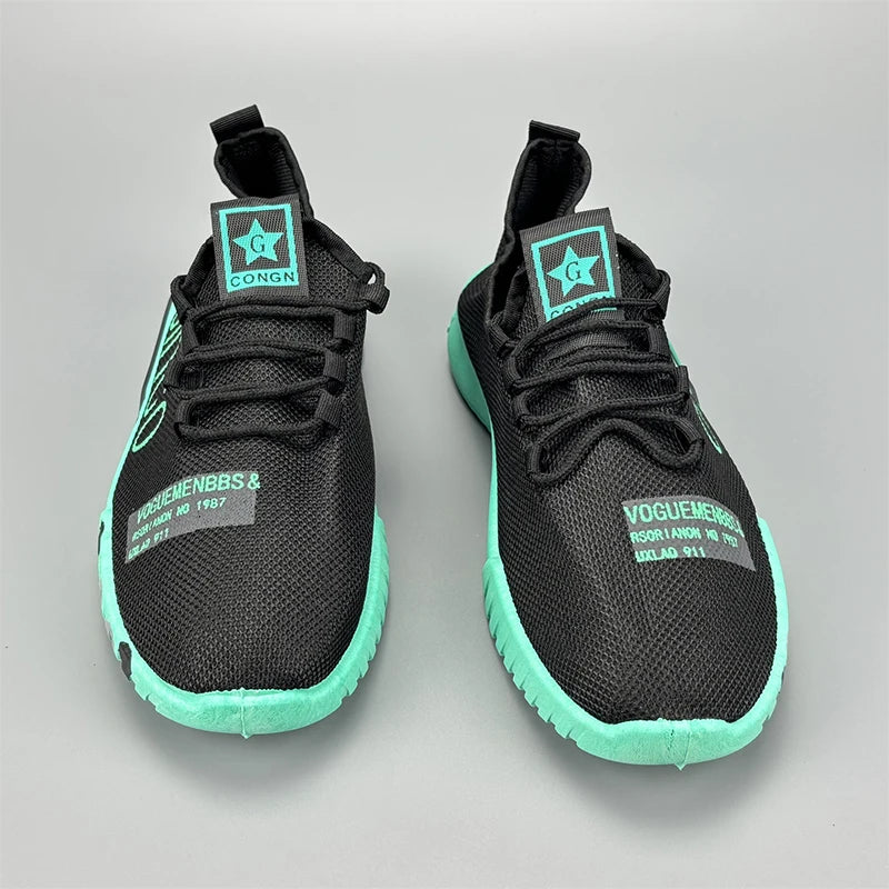 Men's lightweight sports shoes summer new breathable mesh/versatile men's shoes anti slip soft sole running shoes men's sneakers