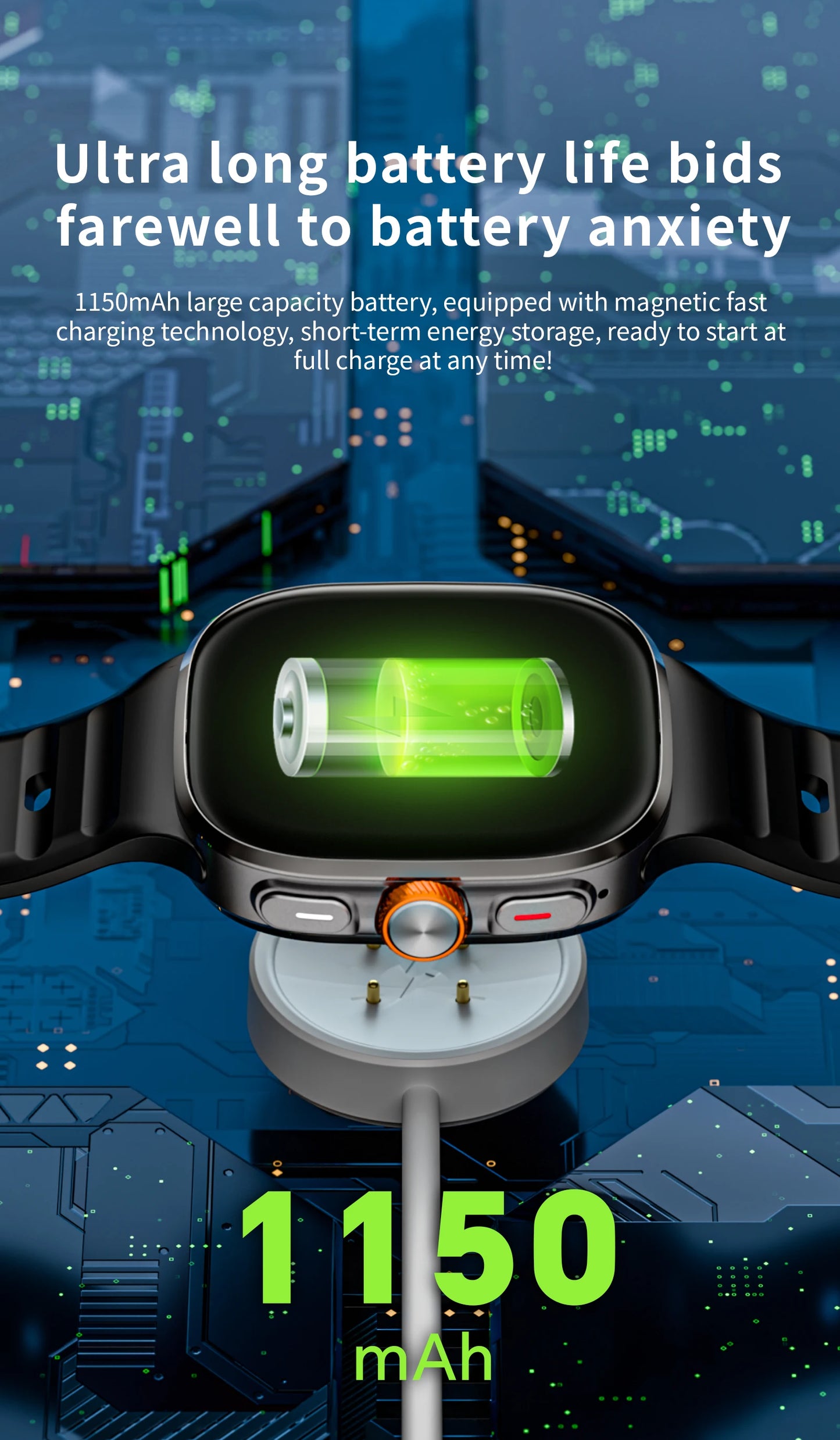 LOKMAT New APPLLP 6 MAX Android Smart Watch Phone Amoled Touch/Screen Rotating Camera AI Translation Function