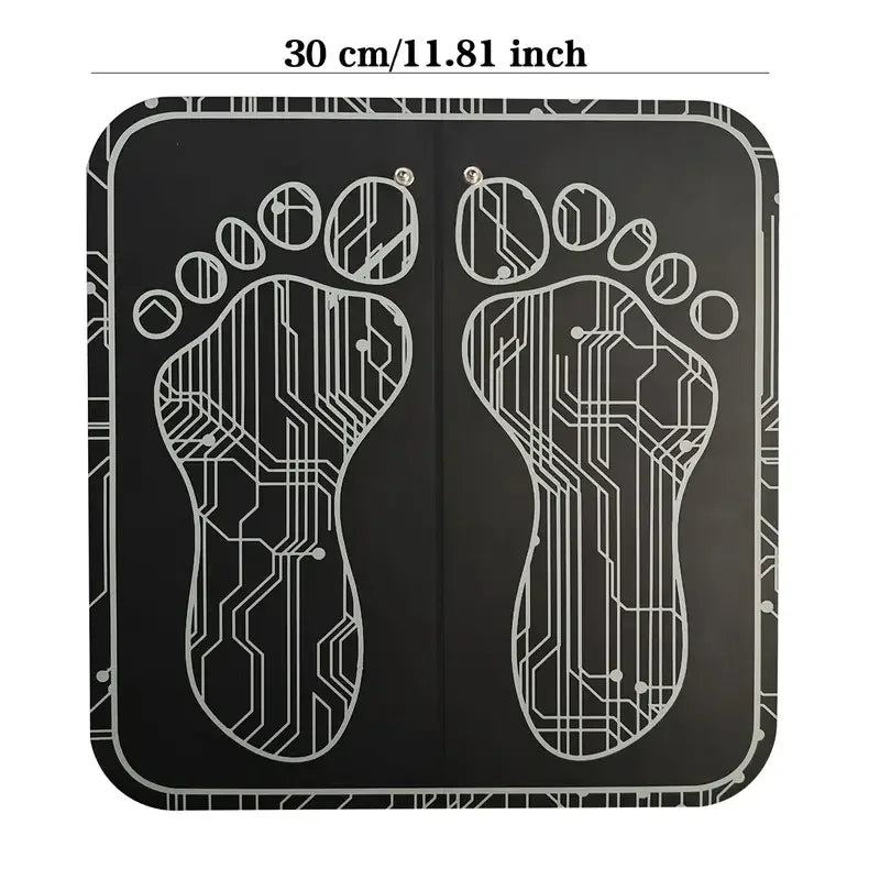 Electric Foot Massager EMS Muscle Stimulator Relaxing Massage Pad/with 6 Modes 18 Levels USB Charging for Fitness