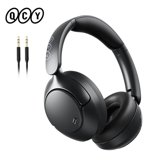 QCY H3 PRO Adaptive ANC Wireless Headphones Over Ear Headset/50dB with LDAC Hi-Res Wireless Audio Bluetooth 5.4 Dual Connection