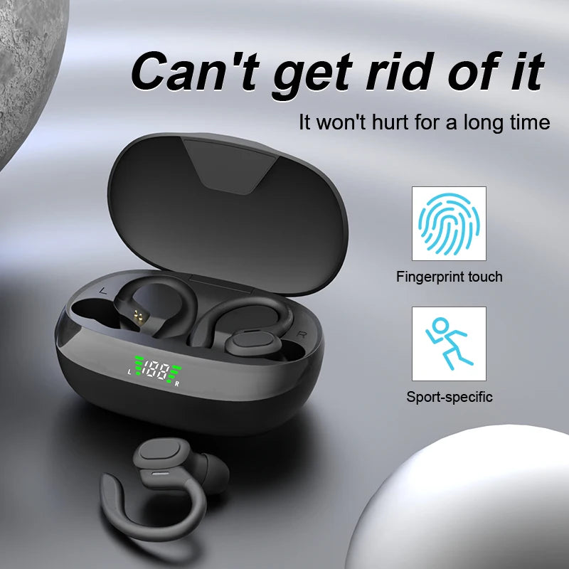 SHUKE Bluetooth Earbuds Wireless Earphones Sport EarHook Headset/9D Hifi Stereo Sound Waterproof Headphones In Ear With Micphone