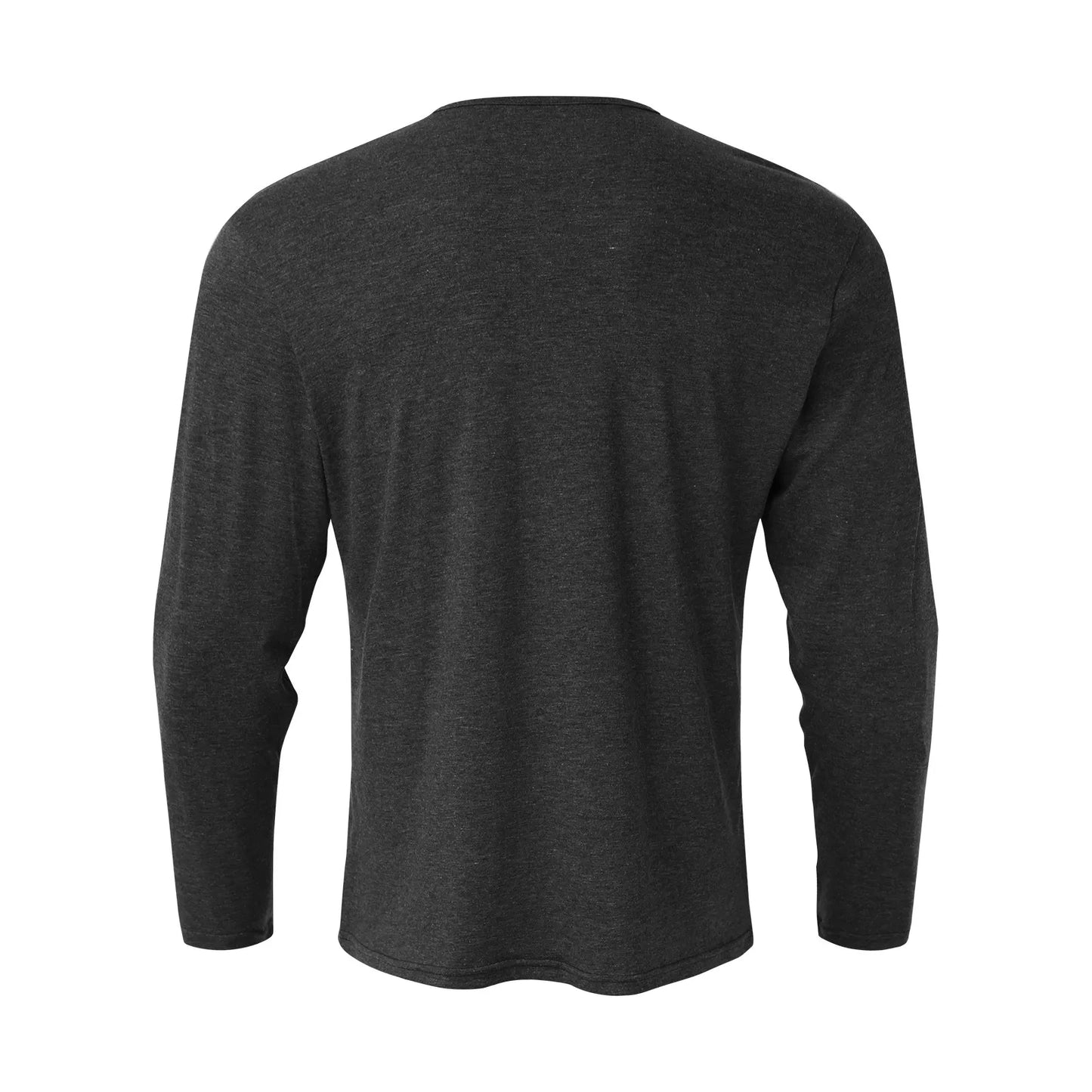 Fashion Men's T-Shirt Solid Color Spring Summer/Casual Long Sleeve Botton Down T Shirts