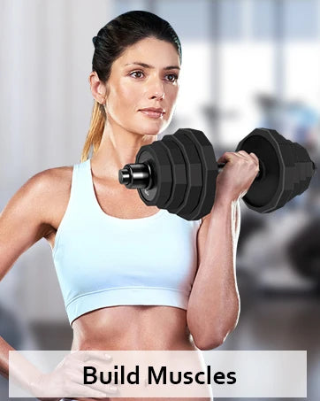 Weights Dumbbells Set Adjustable Dumbbell Sets 22Lbs 44Lbs 66Lbs 88Lbs/with Solid Steel Barbell Free Weight Set with Connector Workout