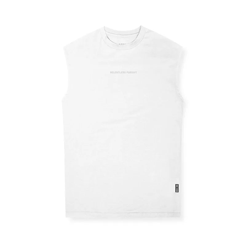 Men's Summer Casual Tank Top Gym Fitness Quick Dry Running/Sleeveless Shirt Sports Vest Undershirt Male Bodybuilding Clothing