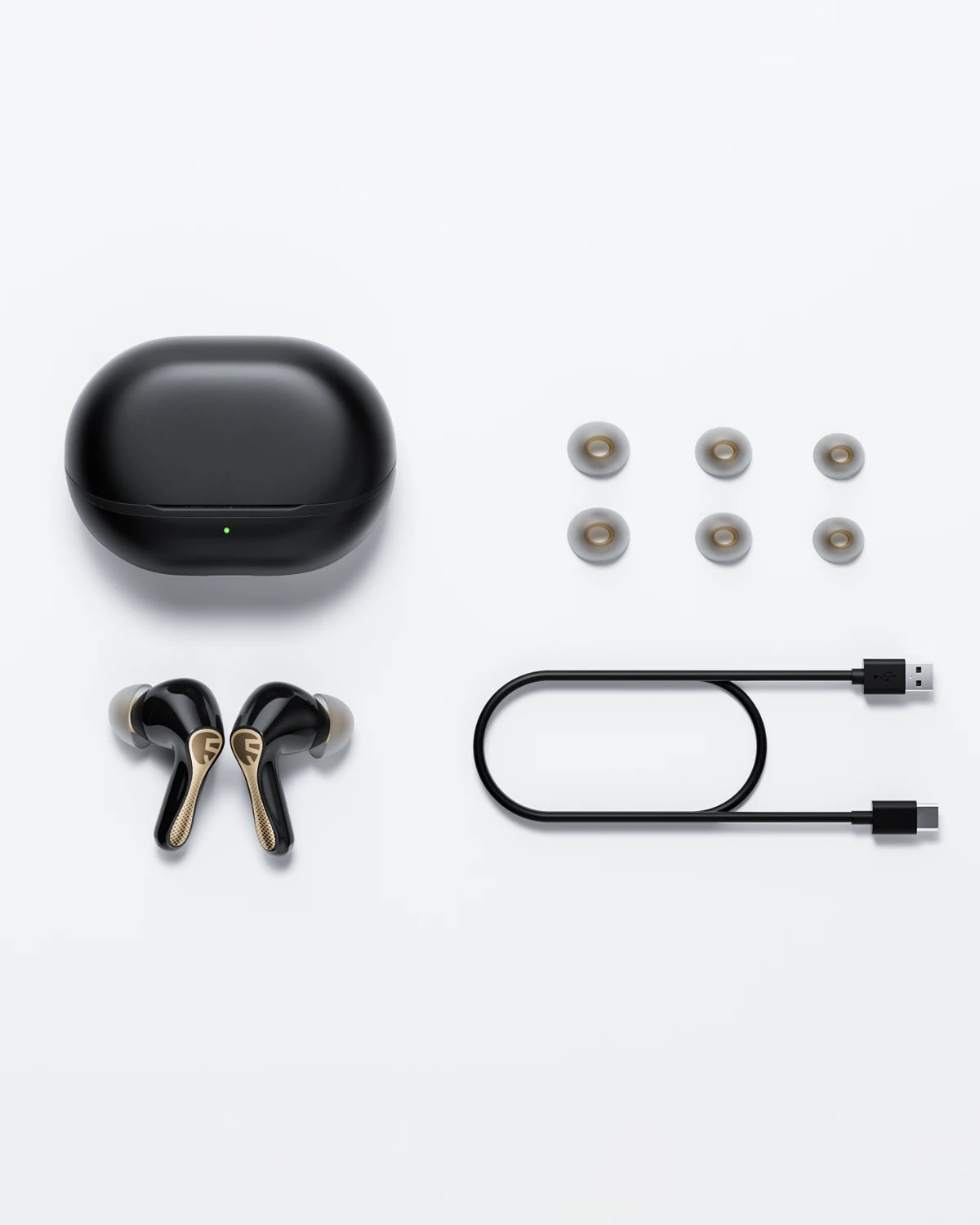 SOUNDPEATS Air5 Pro+ XMEMS Bluetooth Earphones 55dB/Hybrid AI Adaptive ANC Wireless Earbuds, Hi-Res Audio headphones