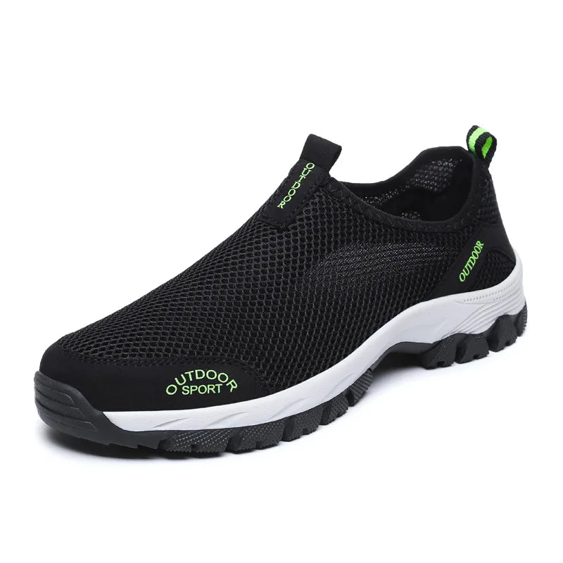 Oulylan Lightweight Women Casual Shoes Breathable/Slip on Sneakers Anti-slip Men's Flats Outdoor Walking Shoes