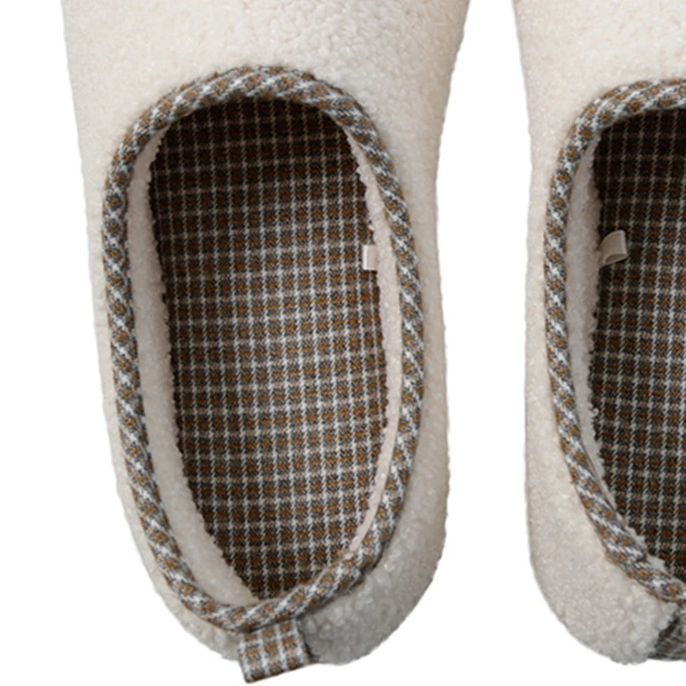 Women Bedroom Slippers Anti-Slip Warm Soft/Home Slippers Rubber Hard Sole