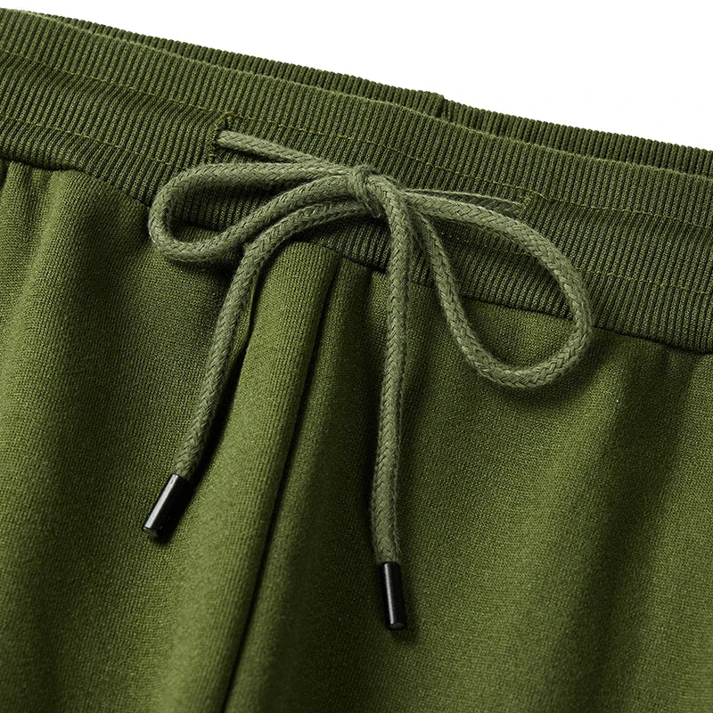 New Men's Sport Casual Baggy Sweatpants with Side Zipper Pockets/Elastic Waist Joggers for Fitness Gym Clothing