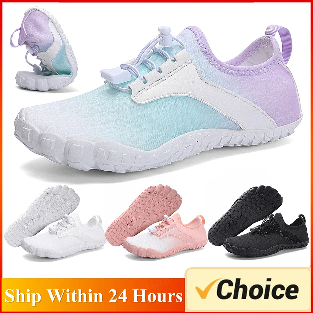 Water Shoes Women Beach Aqua Shoes Quick Dry Barefoot/Upstream Hiking Wading Sneakers Swimming Shoes