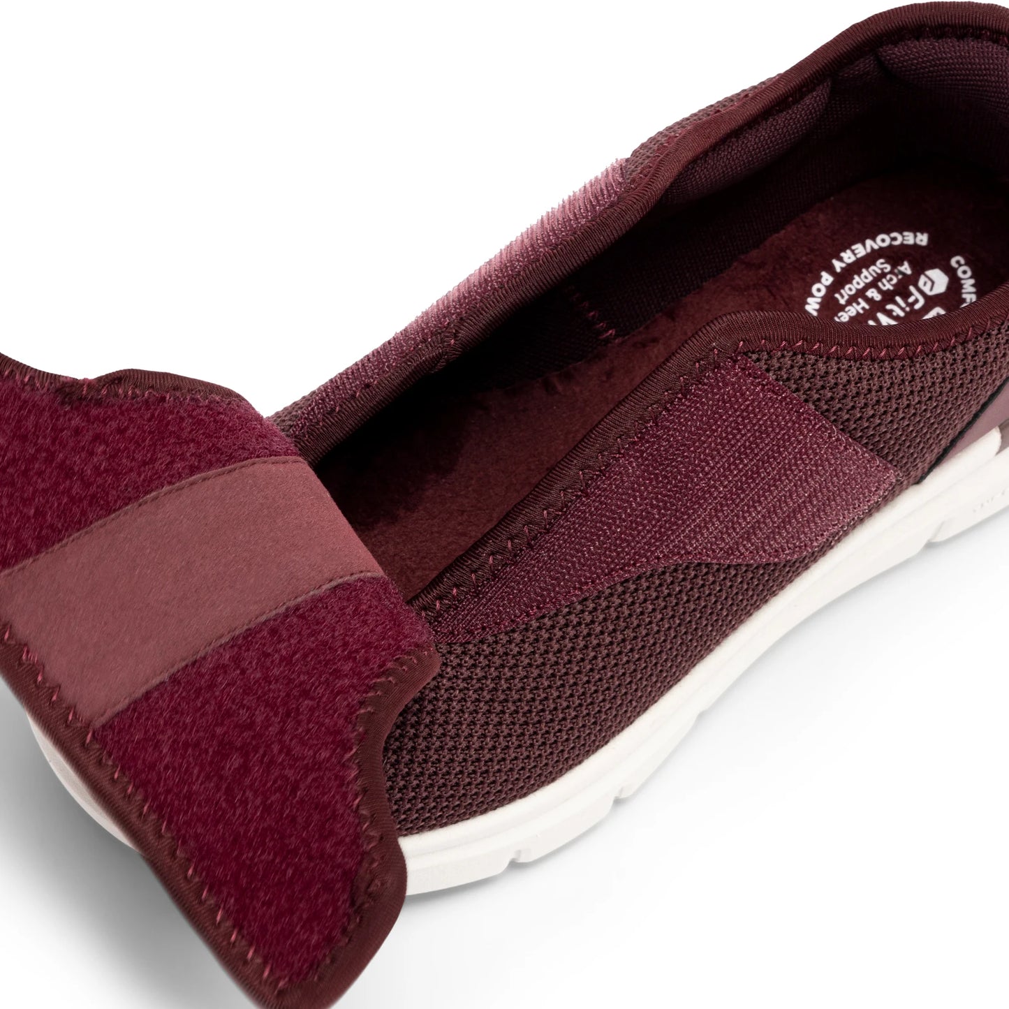 FitVille Extra Wide Women's Diabetic Shoes Adjustable Walking Shoes/for Elderly Orthopedics Wide Feet Swollen Foot Pain Relief