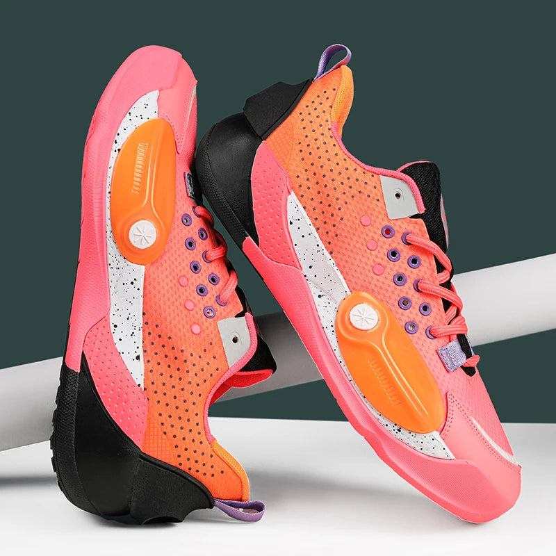 Unisex Basketball Shoes High-Quality Mesh Breathable Fashion/Summer Sports Shoes Shock-Absorbing Teen Basketball Boots