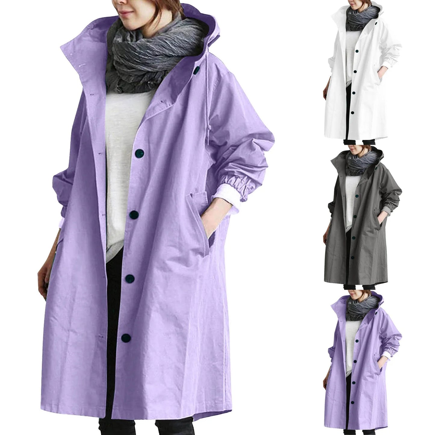 Loose Hooded Coat Outwear Winter Coat For Women Windbreaker/Wild Winter Coat Women's Winter Jacket
