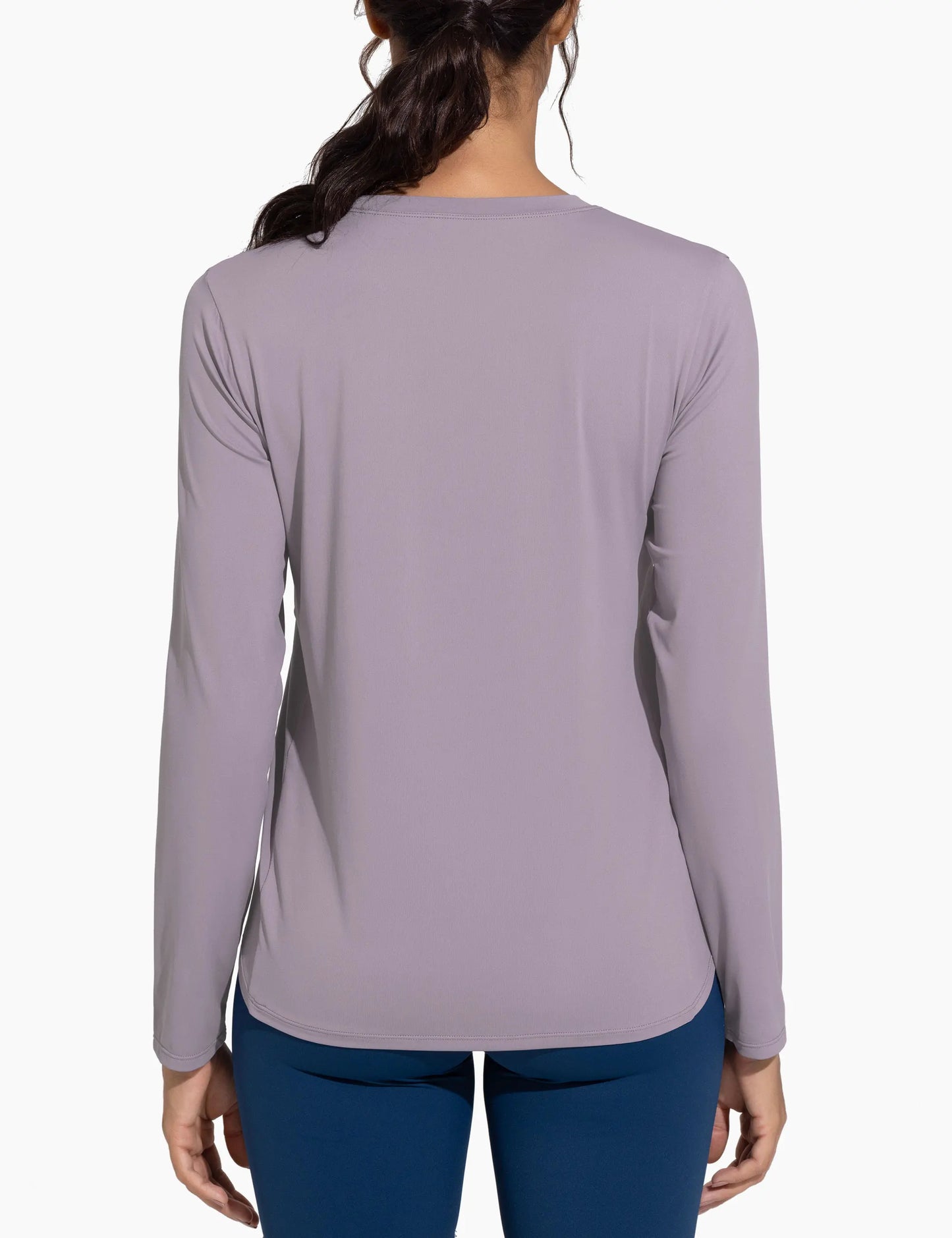 THE GYM PEOPLE Women's Ultra Soft Long Sleeve/Workout Shirts Basic Crewneck Athletic Running Tops