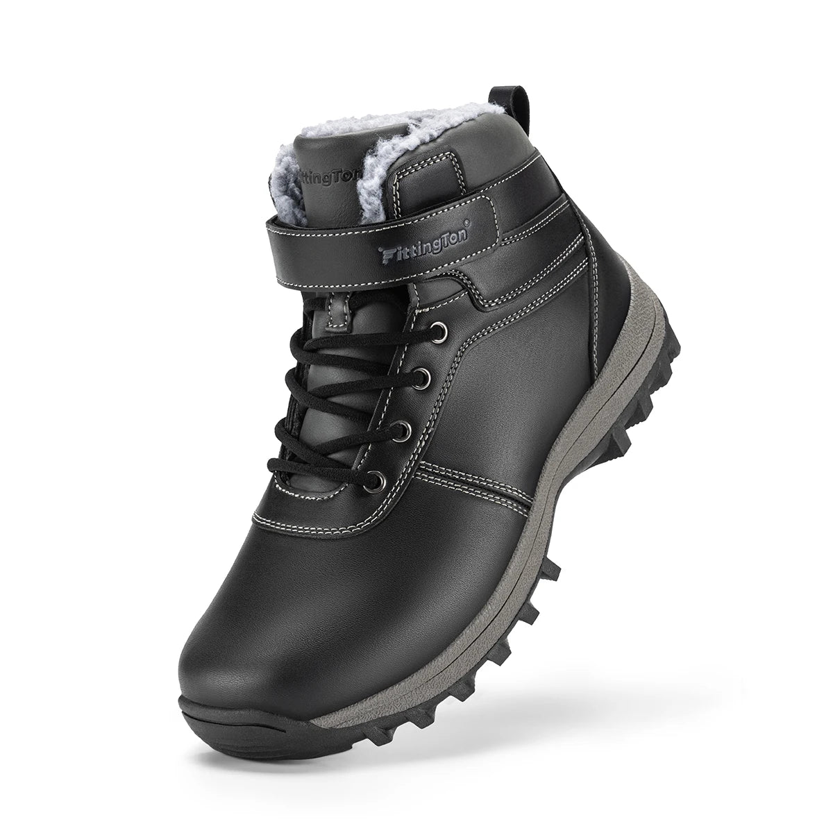 Fittington Snow Boots for Men Winter Boots Wide Fit -15℃ Cold-proof/Warm Thick Lined Outdoor Hiking Shoes Men's Winter Footwear