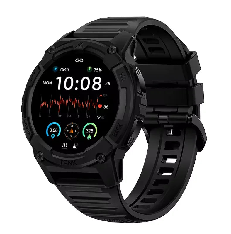 KOSPET TANK S2 GPS Smart Watch For Women Compass Altimeter Barometer/Bluetooth Call AI Voice AMOLED IP69K Waterproof Smartwatch