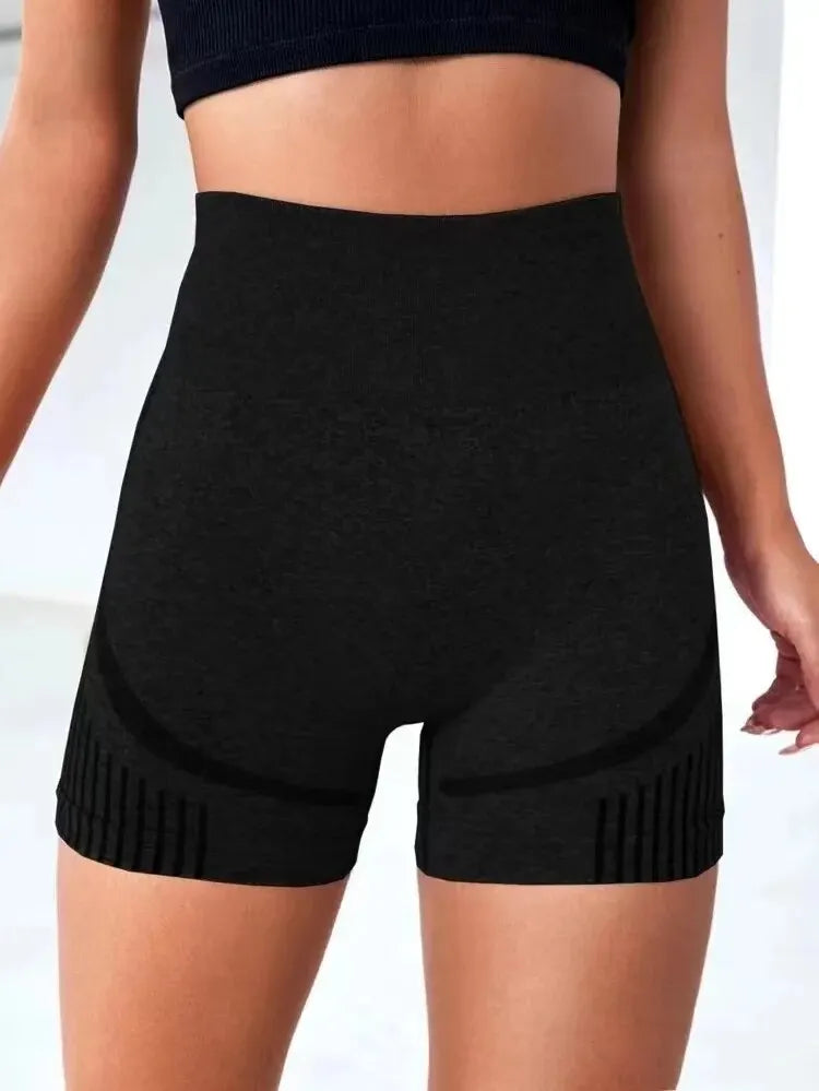 Yoga Shorts Cross-border Honey Buttocks Buttocks Sports High Waist/Abdomen Stretch Tight-fitting Anti-glare Quick-drying Fitness