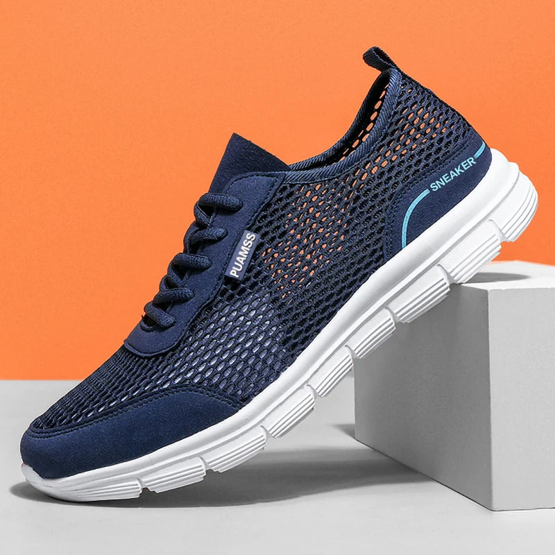 Sneakers Soft Sports Running New Casual For Solid Black/White Walking Footwear Fitness Jogging Men Shoes