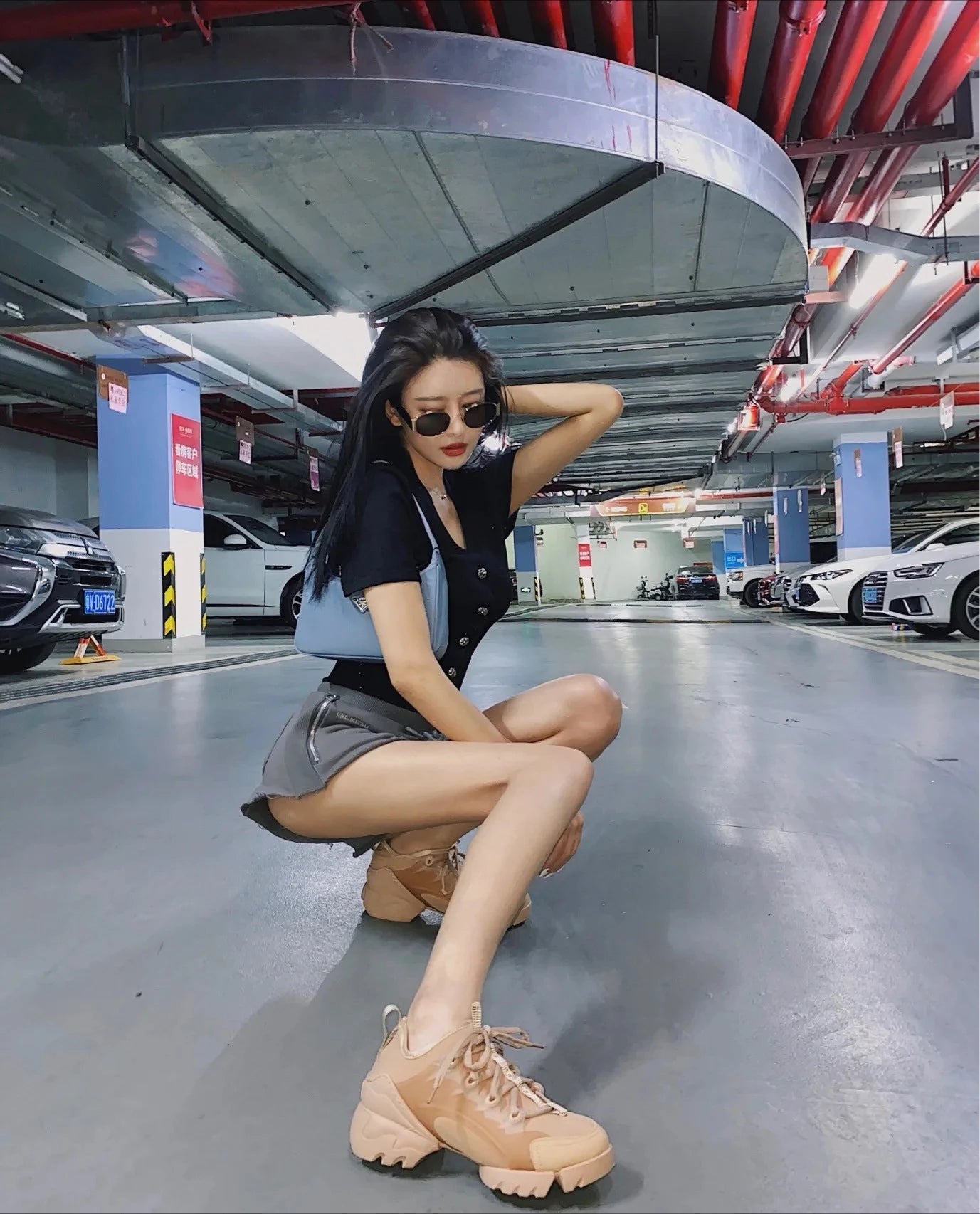 2026 New D-style Multi Color Shoes Women Genuine Leather Round Toe/Lace Up Platform Height Increasing Casual Sports Sneakers