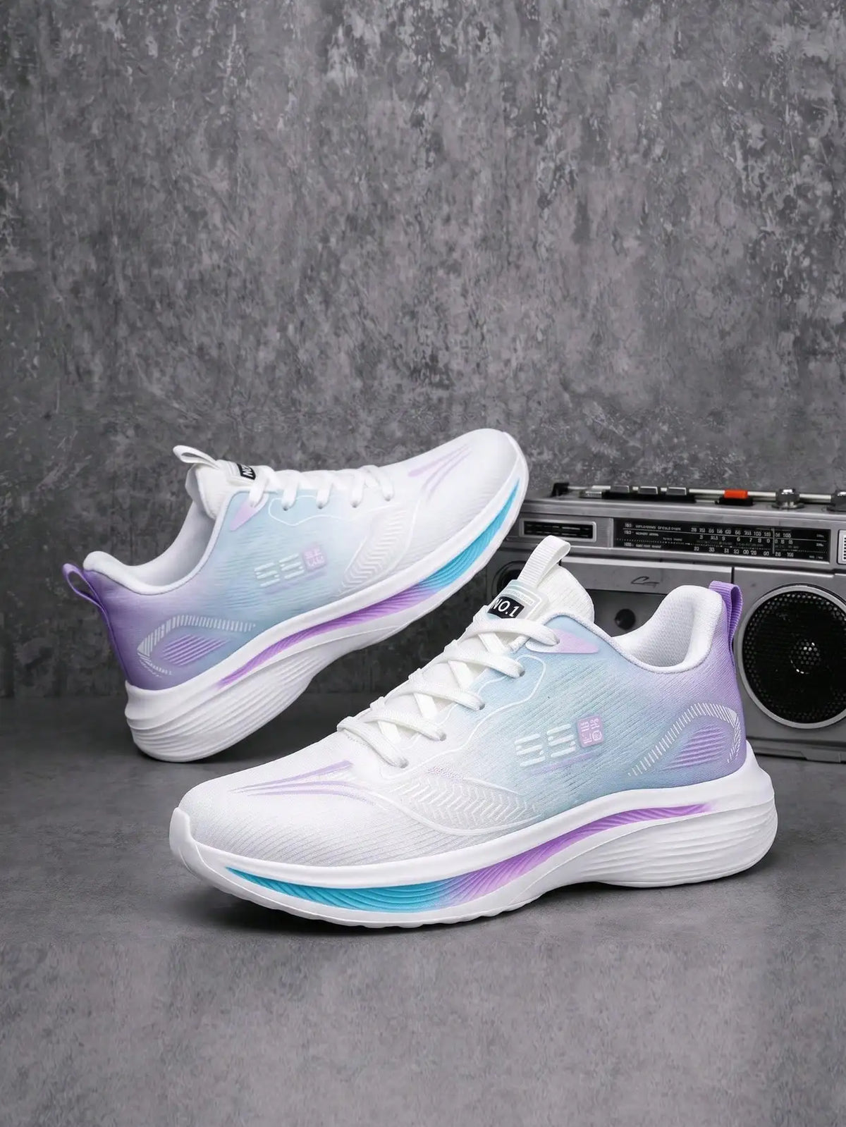 Lightweight Breathable Men's Running Shoes With Shock-Absorbing Sole/Non-Slip Wear-Resistant, Perfect For Daily Workouts